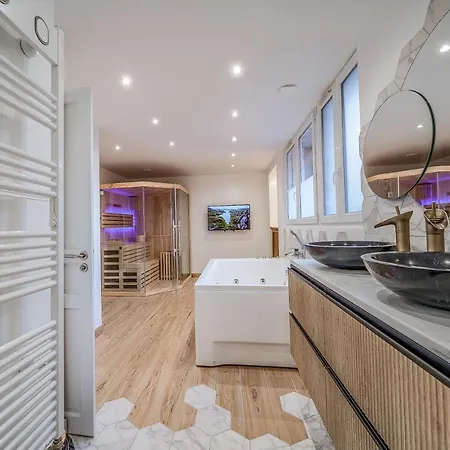 شقة L'evasion - Sauna Jacuzzi Cinema *