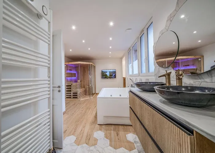 Daire L'evasion - Sauna Jacuzzi Cinema *